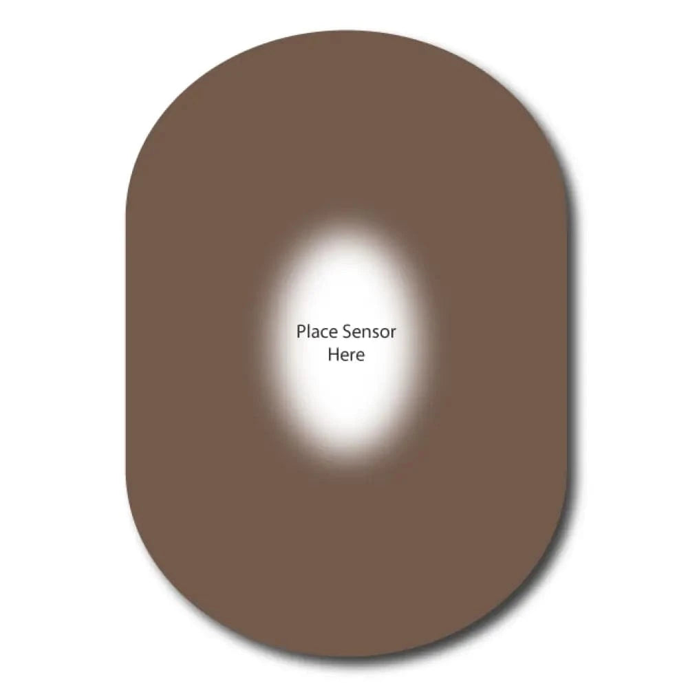 Single Patch / G6 Almond Skin Tone Underlay Patch for Sensitive Skin - Dexcom G6
