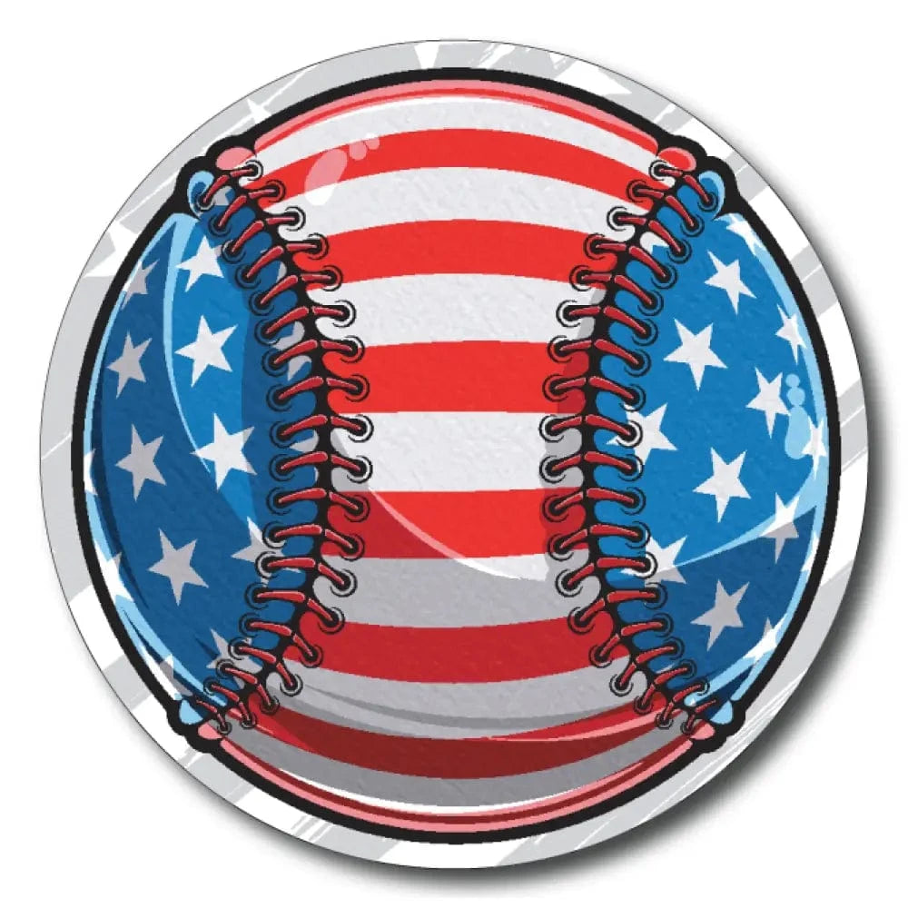 Single Patch / Libre 2 Cover-up American Flag Baseball - Libre 2 and Lingo Cover-up