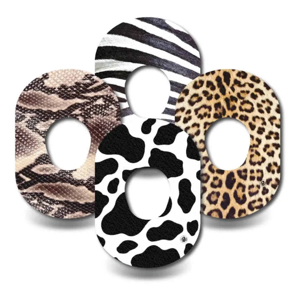 4-Pack (Set of 4 Patches) / G7 Animal Skin Variety Pack - Dexcom G7 and Stelo