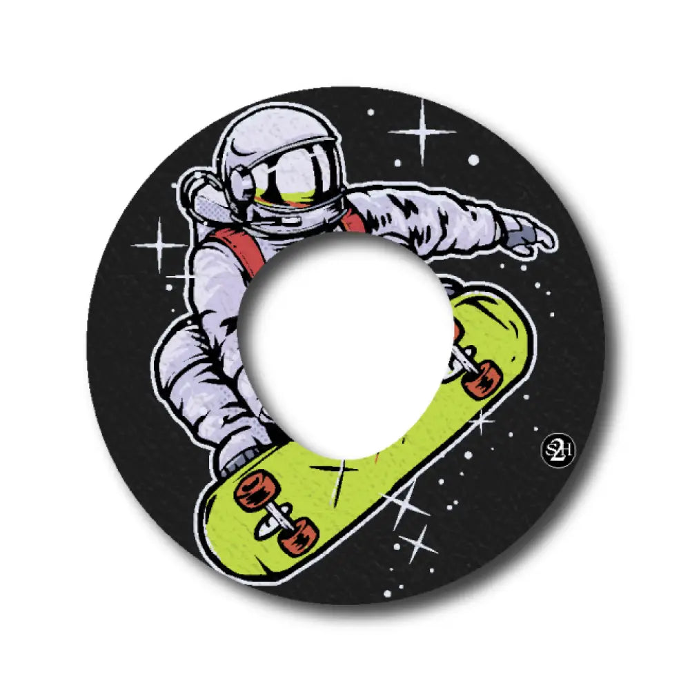 Astronaut Skateboarder - Infusion Set Single Patch