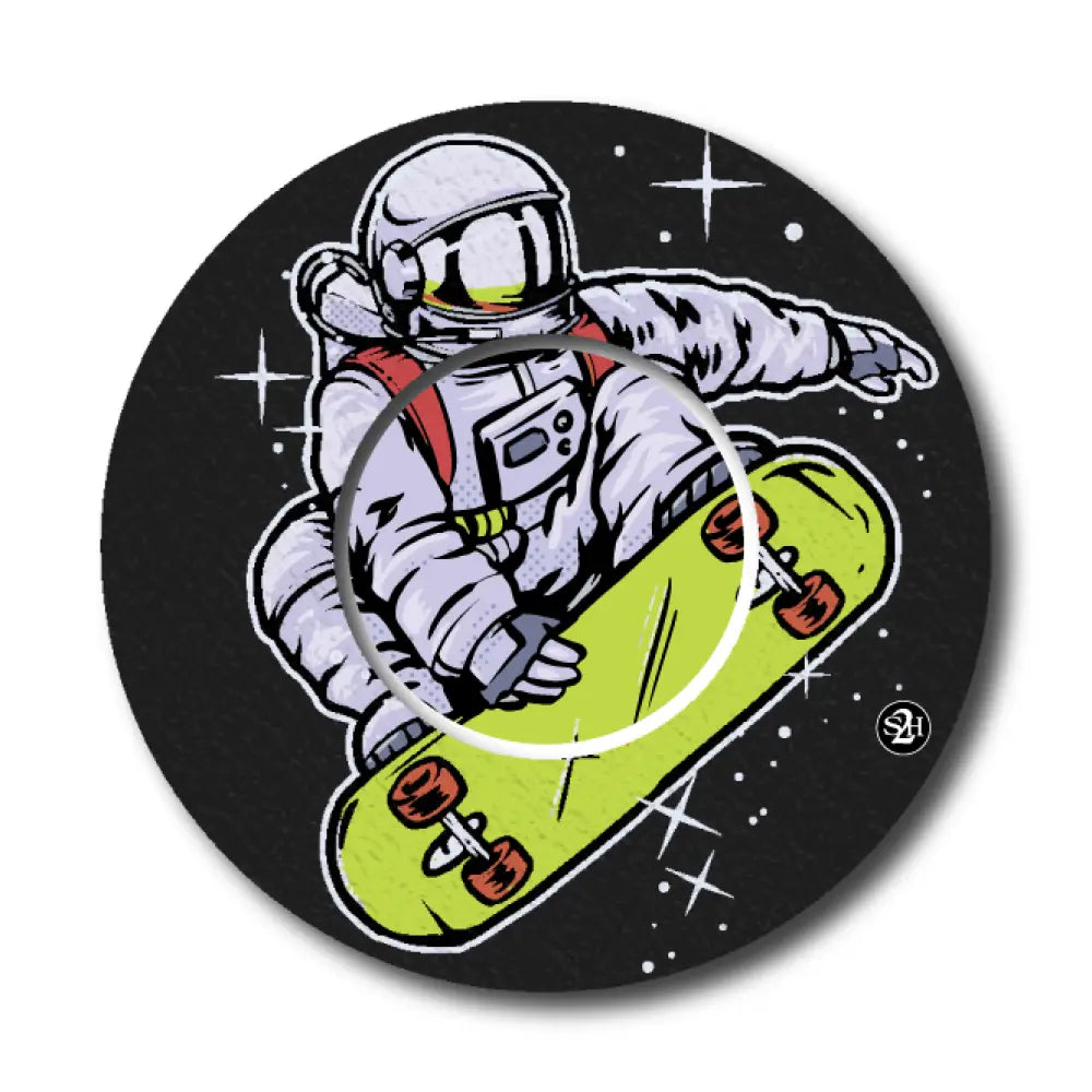 Astronaut Skateboarder - Libre 2 and Lingo Single Patch