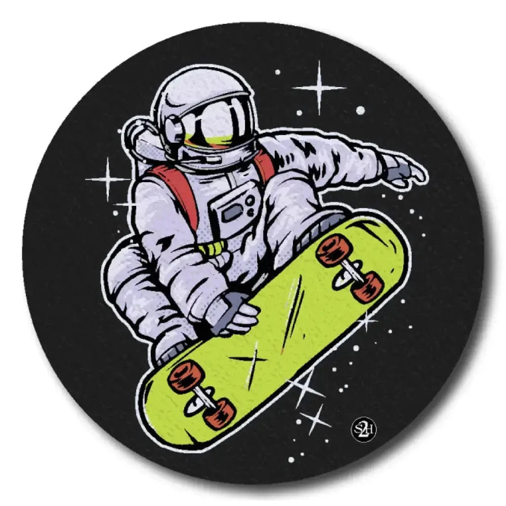 Single Patch / Libre 2 Cover-up Astronaut Skateboarder - Libre 2 and Lingo Cover-up