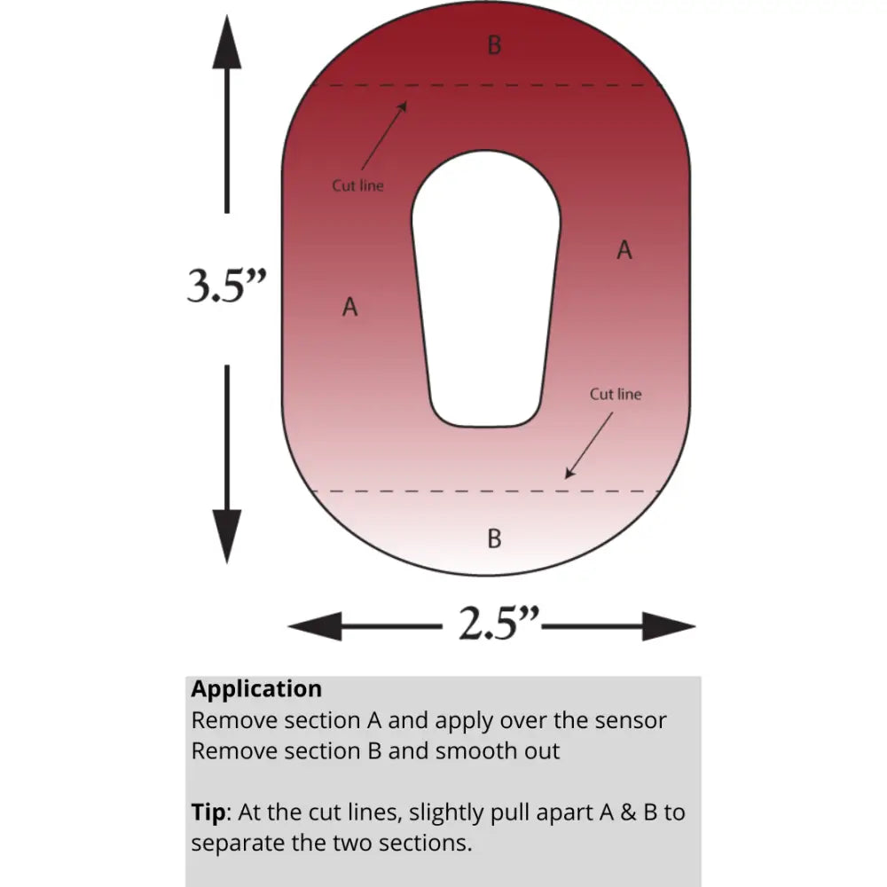 Bandage with Topper - Dexcom G6 Single Patch