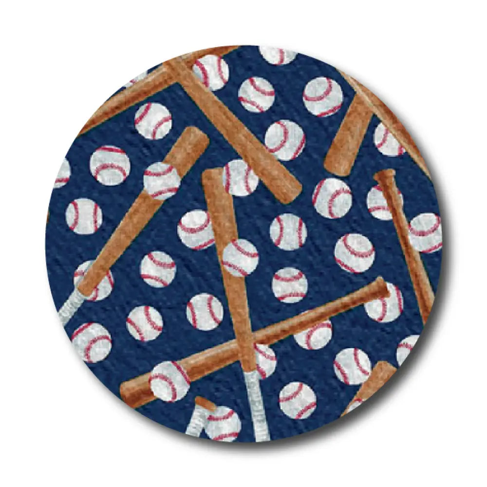 Baseballs And Bats - Libre 2 Cover - up Single Patch