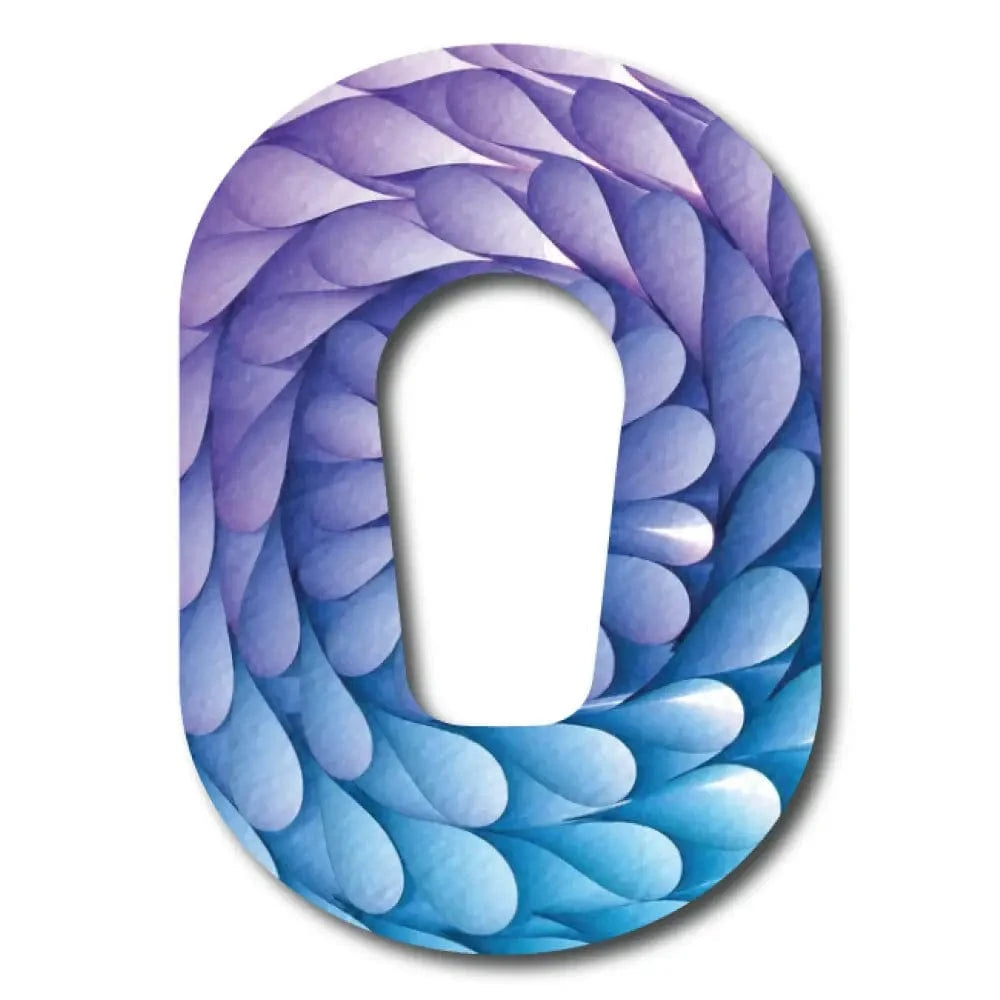 Single Patch / G6 Beautiful Rain Droplets - Dexcom G6