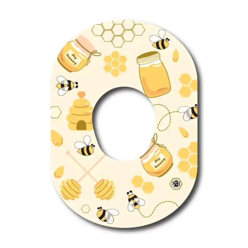 Single Patch / G7 Bees and Honey - Dexcom G7 and Stelo