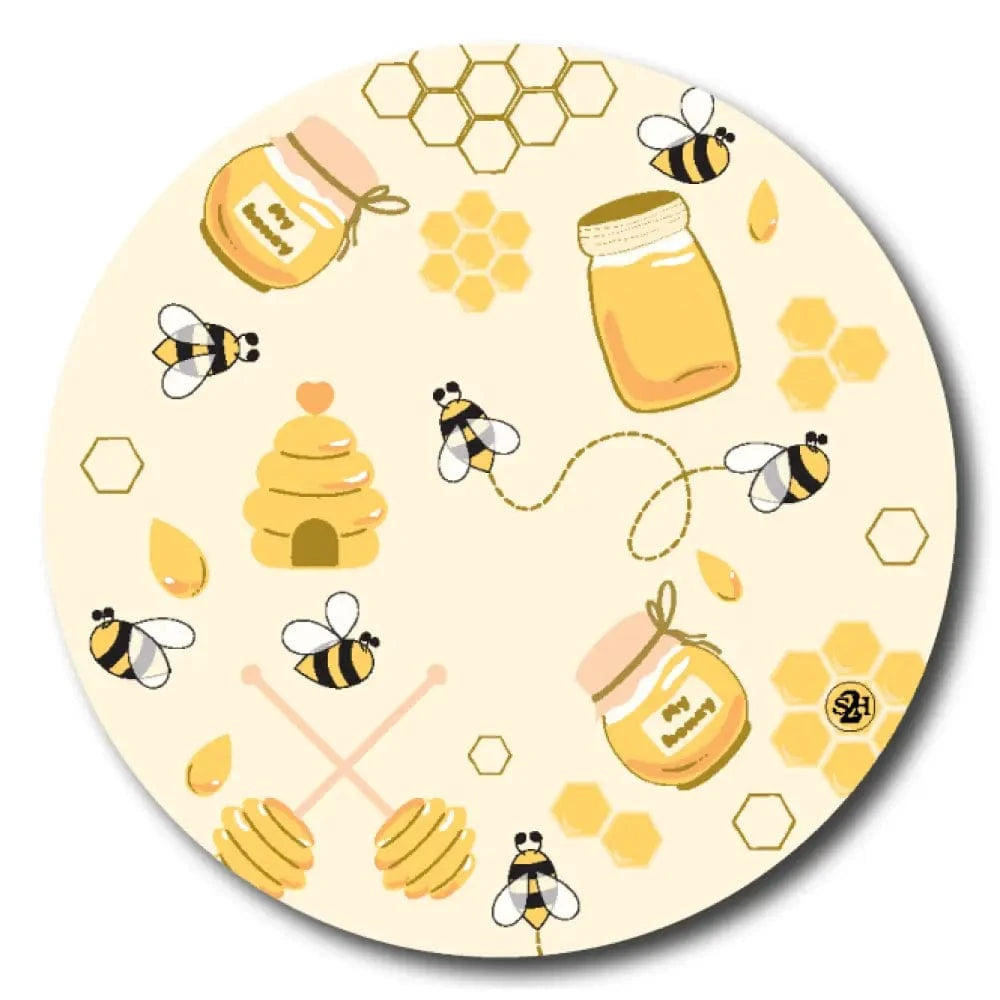Single Patch / Libre 2 Cover-up Bees and Honey - Libre 2 and Lingo Cover-up