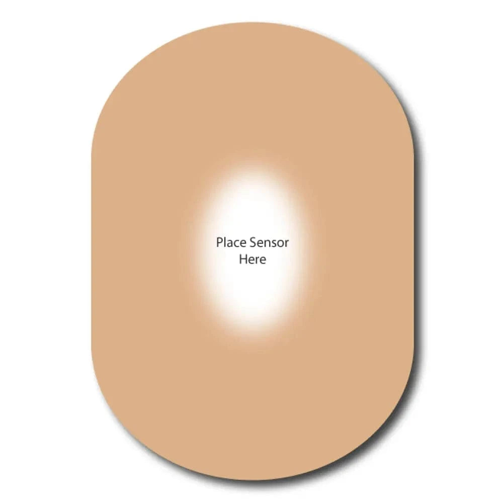 Single Patch / G6 Beige Skin Tone Underlay Patch for Sensitive Skin - Dexcom G6