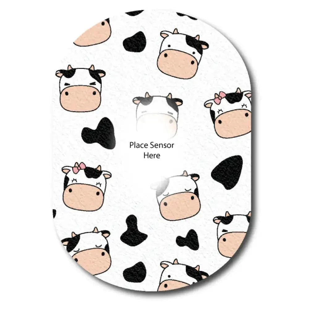 Single Patch / G6 Bessie the Cow Underlay Patch for Sensitive Skin - Dexcom G6