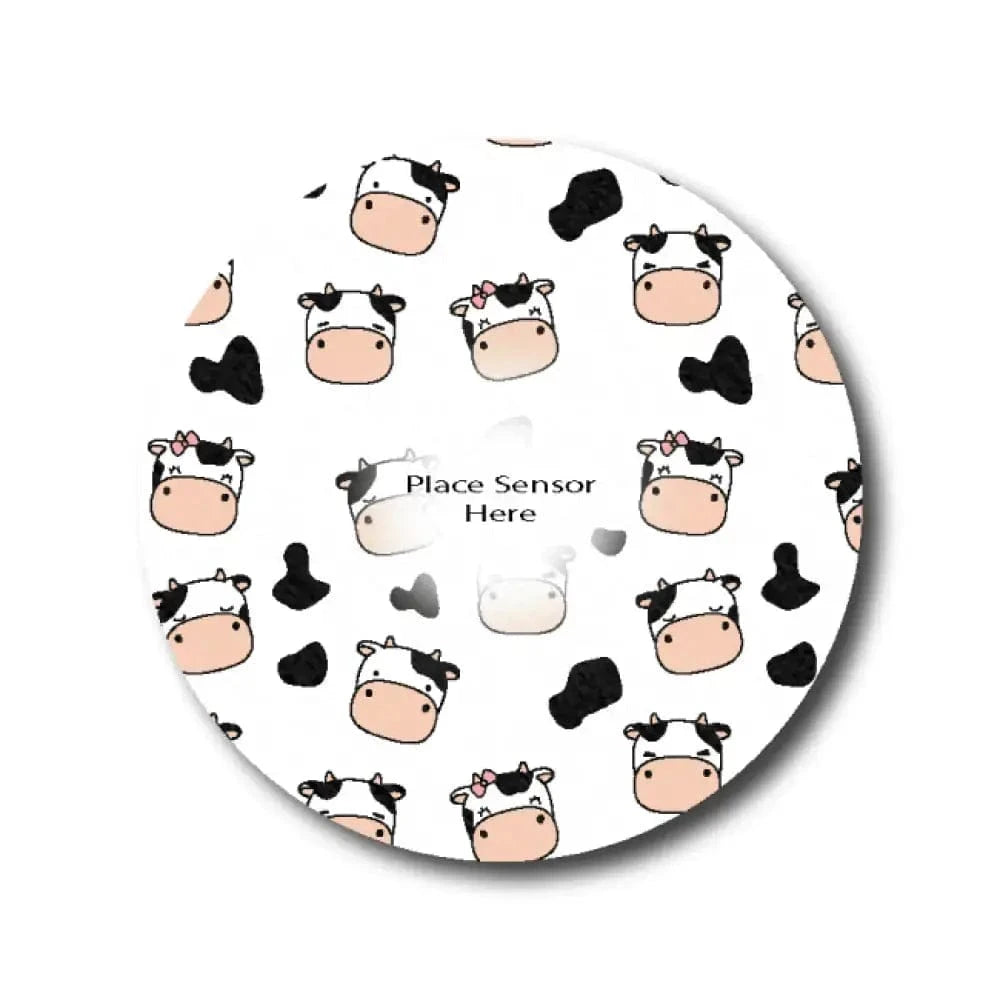 Single Patch / G7 Bessie the Cow Underlay Patch for Sensitive Skin - Dexcom G7 and Stelo