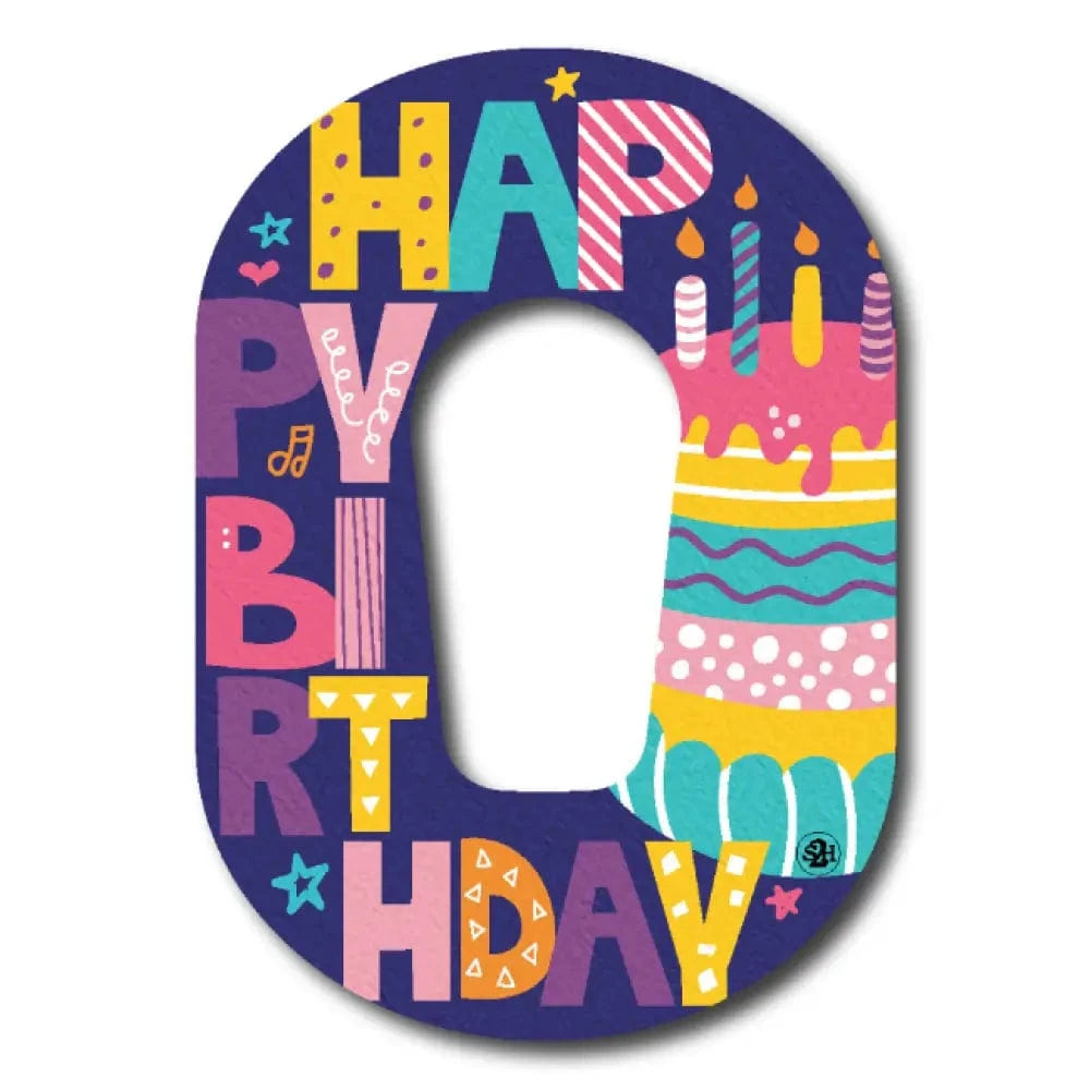 Single Patch / G6 Birthday Cake - Dexcom G6