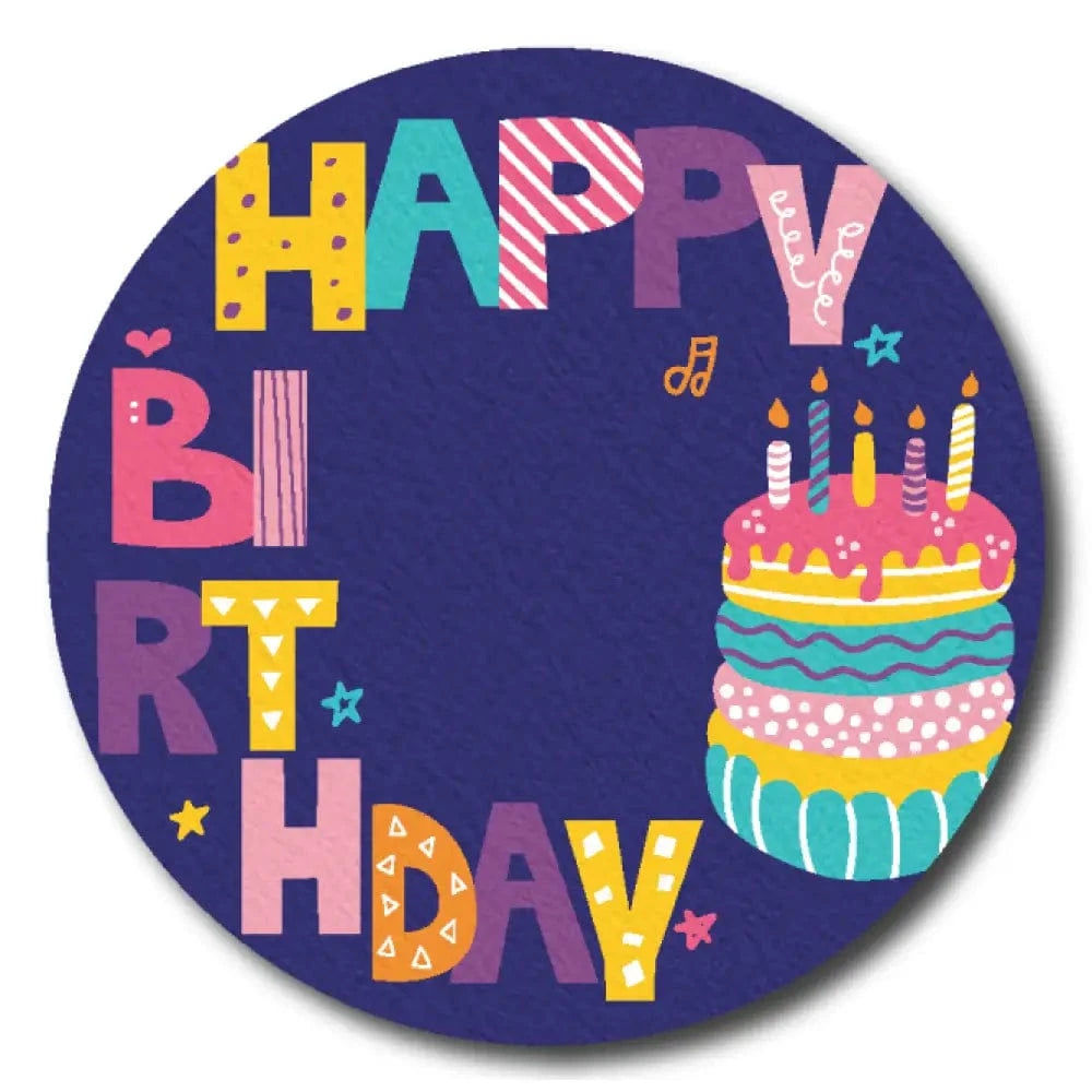 Single Patch / Libre 2 Cover-up Birthday Cake - Libre 2 and Lingo Cover-up