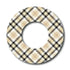 Single Patch / Libre 2 Black and Tan Plaid Pattern - Libre 2 and Lingo