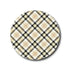 Single Patch / Medtronic-Instanct Black and Tan Plaid Pattern - Medtronic Instanct