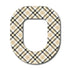 Single Patch / Omnipod Black and Tan Plaid Pattern - Omnipod