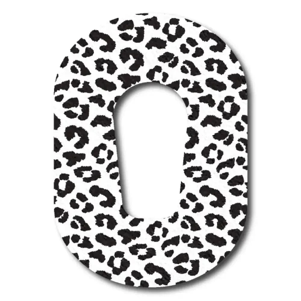 Single Patch / G6 Black and White Cheetah Skin - Dexcom G6