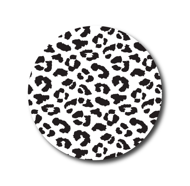 Single Patch / Medtronic Instinct Black and White Cheetah Skin - Medtronic Instinct