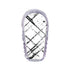 Single Topper / G6 Topper Black and White Plaid - Dexcom G6 Topper
