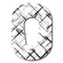 Single Patch / G6 Black and White Plaid Pattern - Dexcom G6