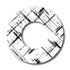 Single Patch / Libre 2 Black and White Plaid Pattern - Libre 2 and Lingo
