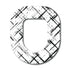 Single Patch / Omnipod Black and White Plaid Pattern - Omnipod