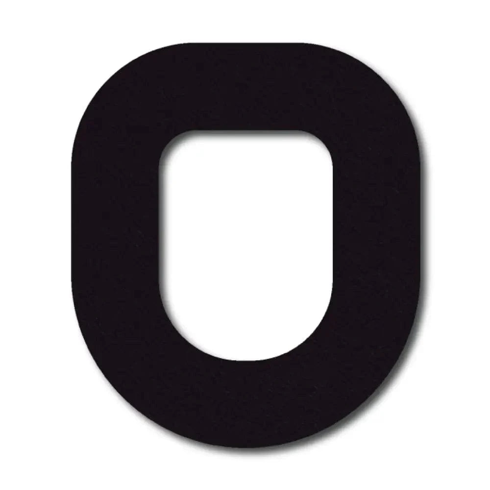 Single Patch / Omnipod Black Overlay Patch - Omnipod