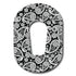 Single Patch / G6 Black Paisley - Dexcom G6