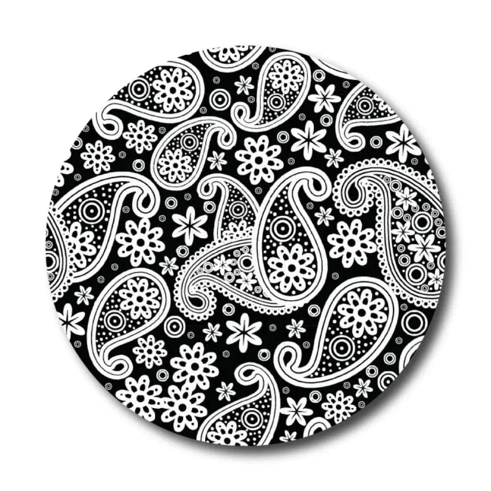 Single Patch / Libre 2 Cover-up Black Paisley - Libre 2 and Lingo Cover-up
