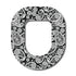 Single Patch / Omnipod Black Paisley - Omnipod