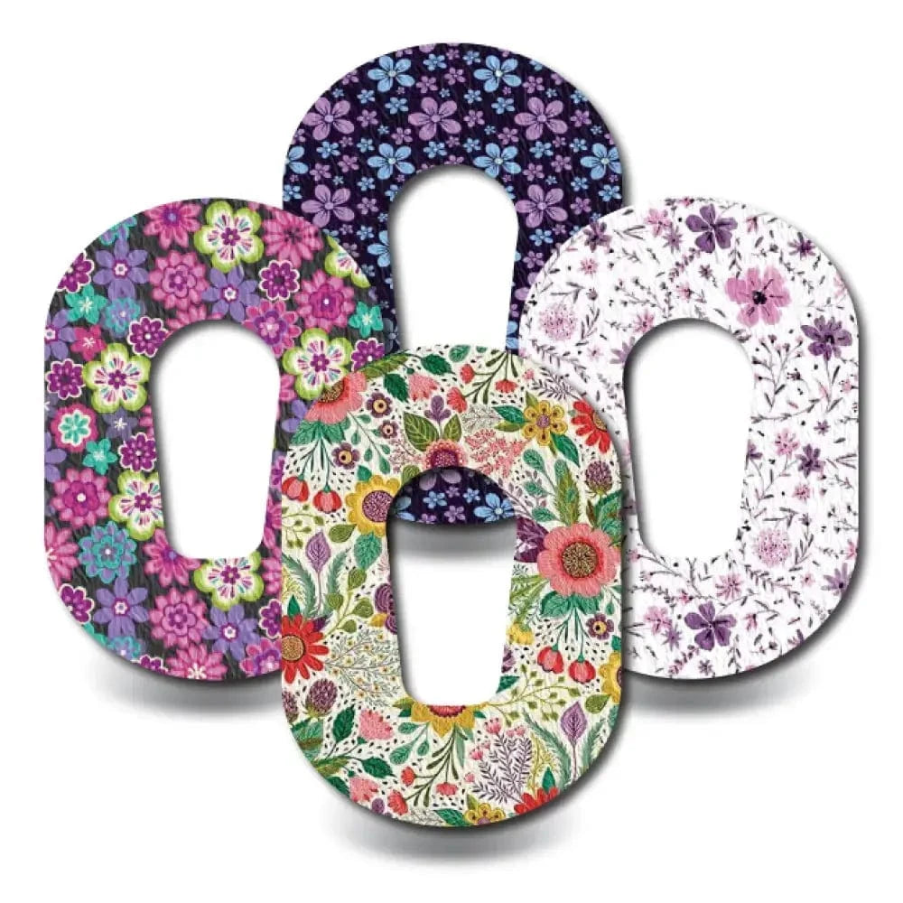 4-Pack (Set of 4 Patches) / G6 Bloom Into Summer Variety- Dexcom G6