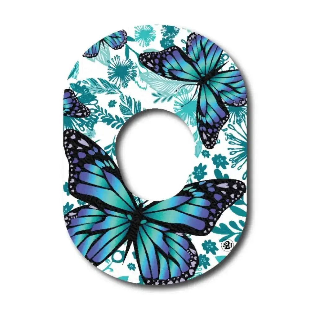 Blue Butterfly - Dexcom G7 Single Patch