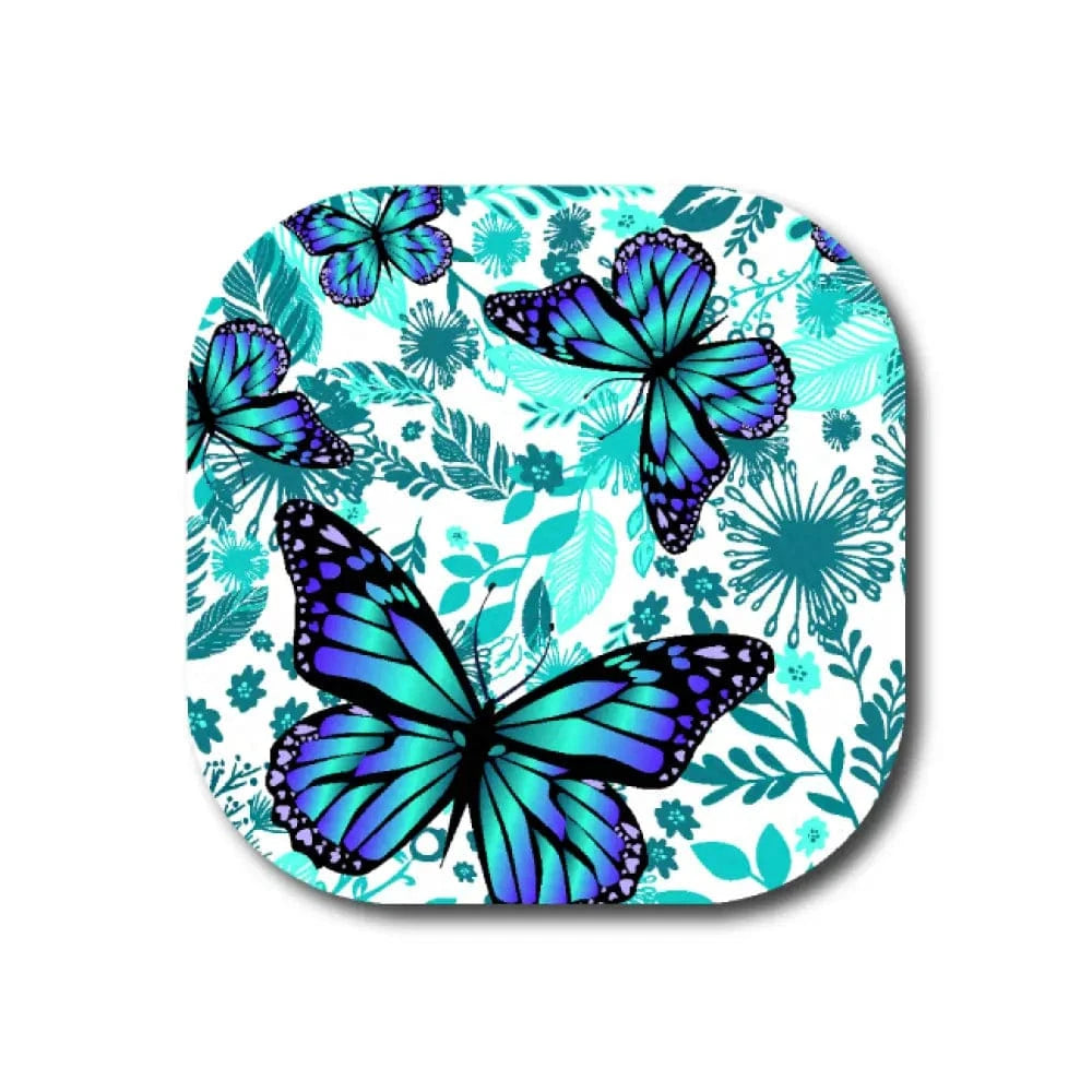 Single Patch / G7 Cover-up Blue Butterfly - Dexcom G7 and Stelo Cover-up