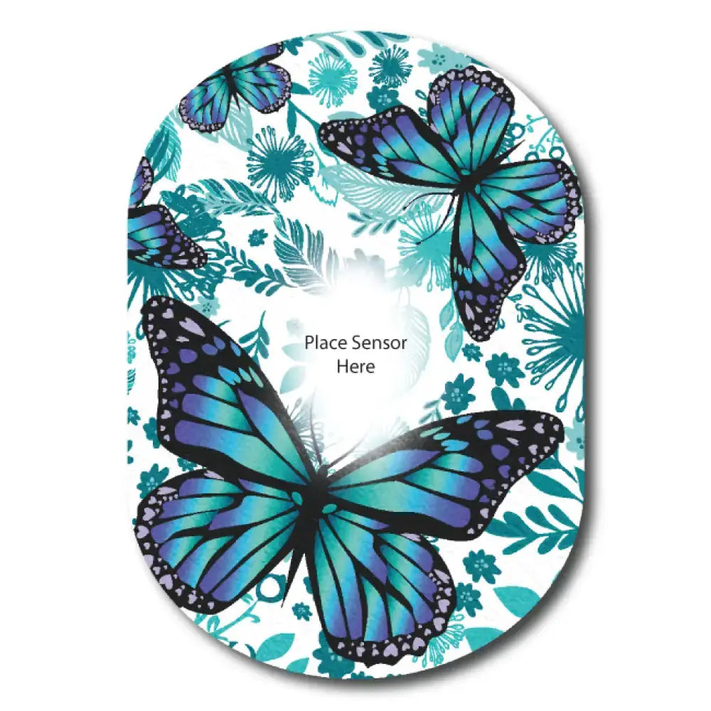 Blue Butterfly Underlay Patch For Sensitive Skin - Dexcom G6 Single