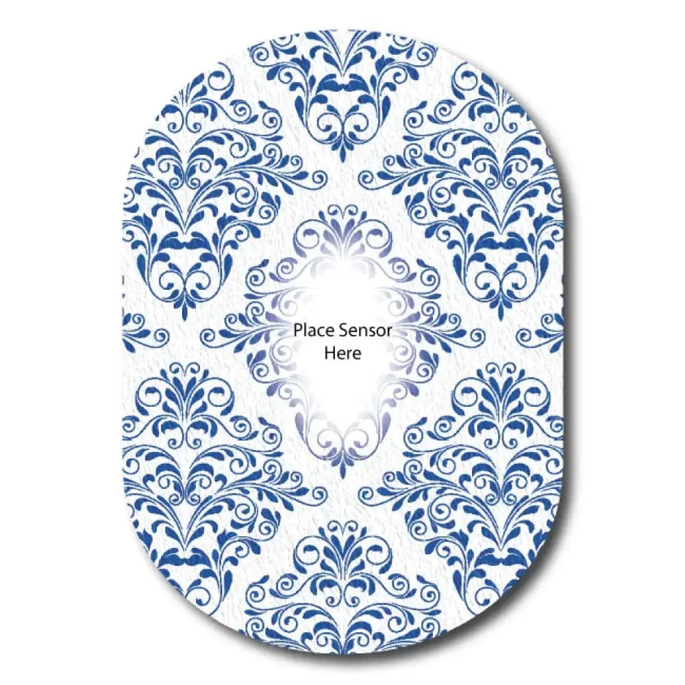 Single Patch / G6 Blue Lace Underlay Patch for Sensitive Skin - Dexcom G6