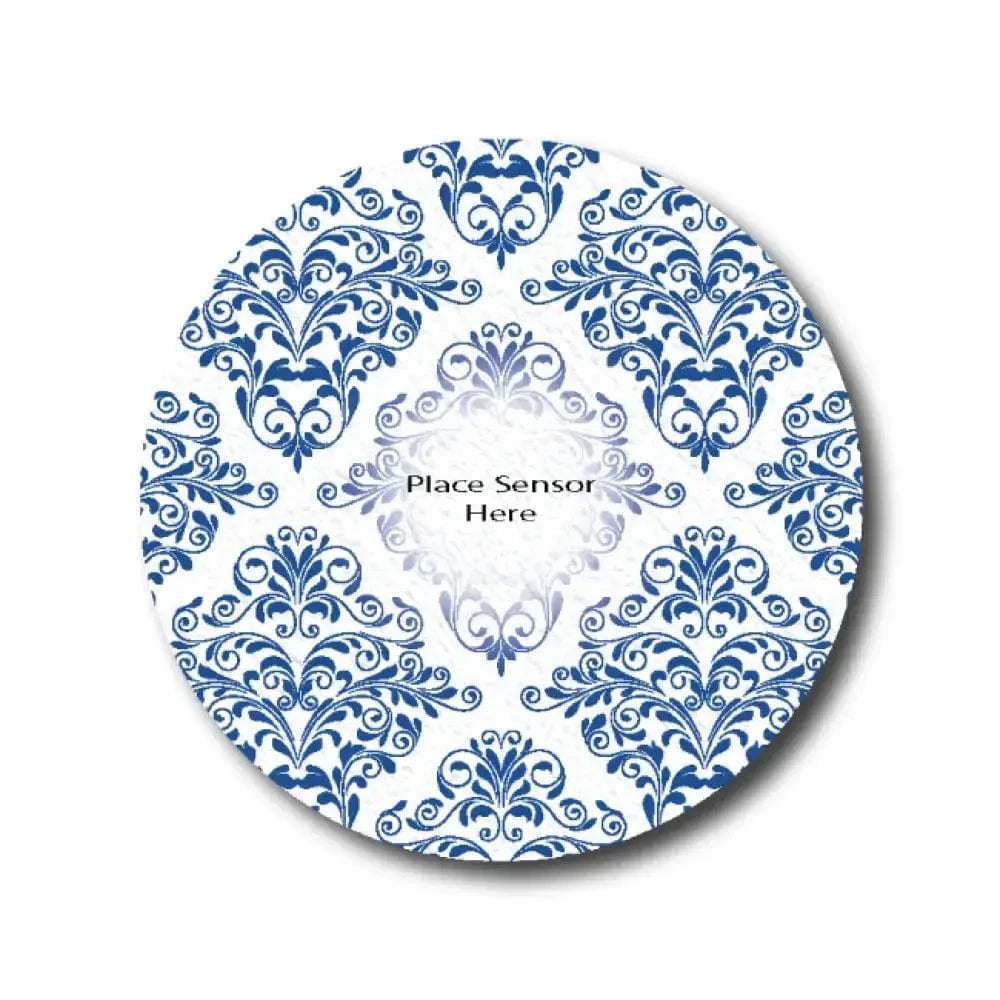 Single Patch / G7 Blue Lace Underlay Patch for Sensitive Skin - Dexcom G7 and Stelo