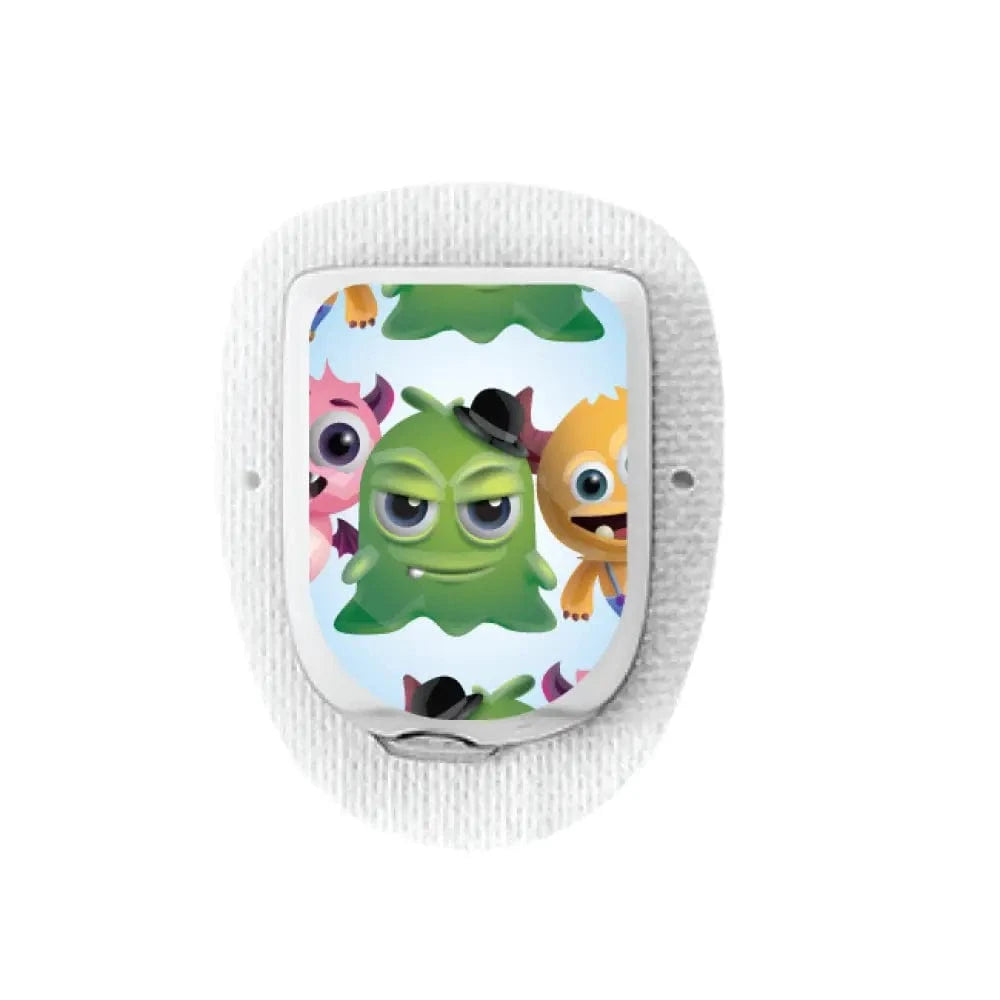 Single Topper / Omnipod Topper Blue Monster - Omnipod Topper