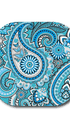Single Patch / G7 Cover-up Blue Paisley - Dexcom G7 and Stelo Cover-up