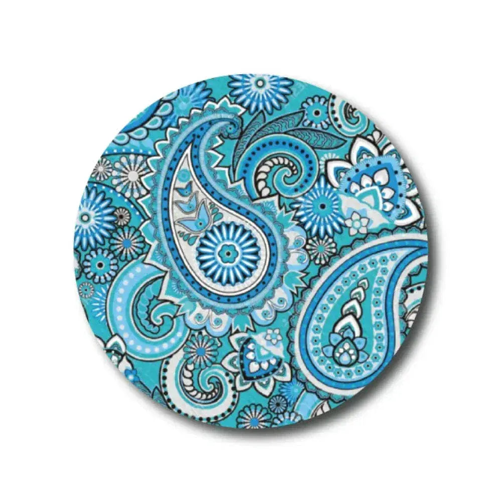 Single Patch / Medtronic-Instanct Blue Paisley - Medtronic Instanct