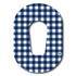 Single Patch / G6 Blue Plaid Pattern - Dexcom G6