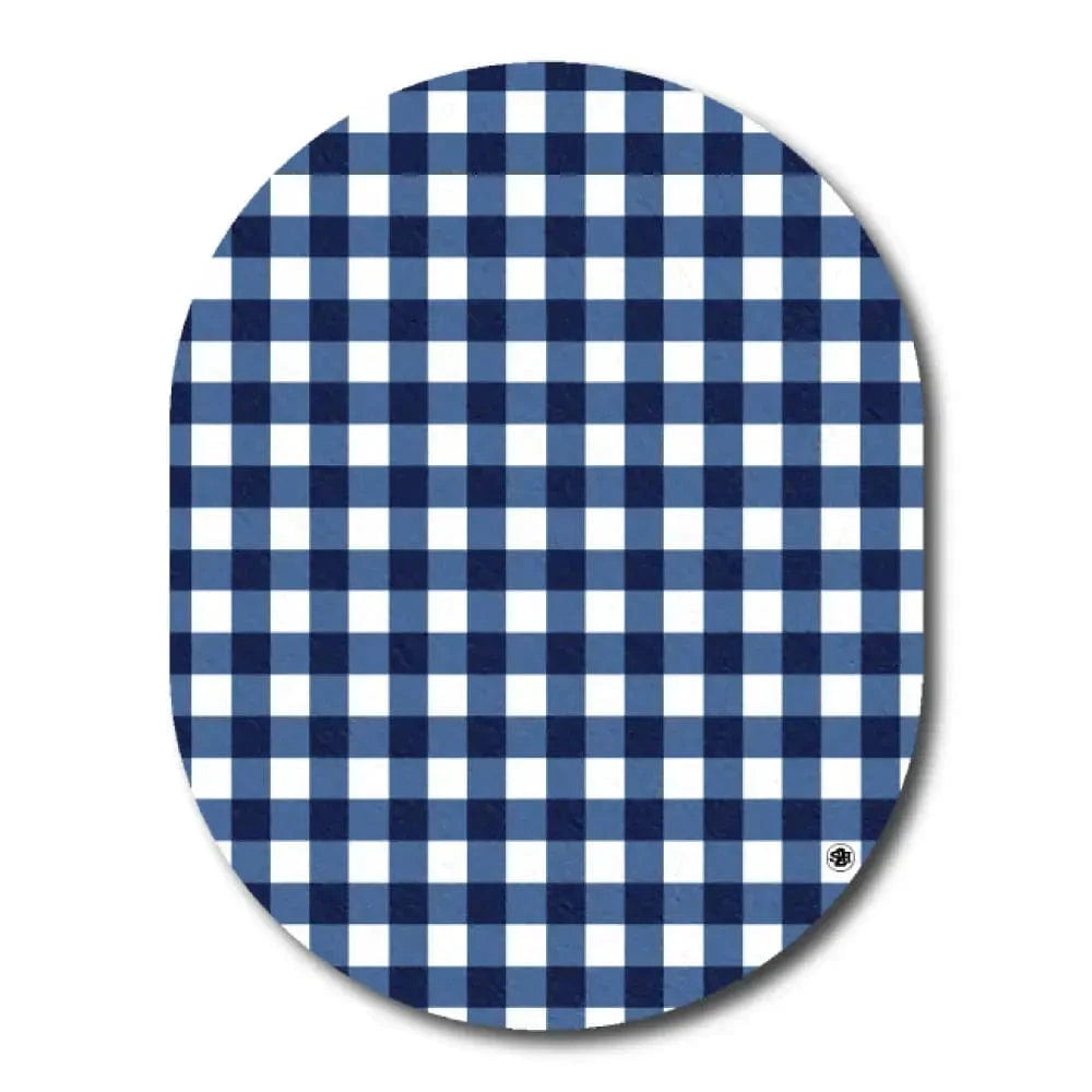 Single Patch / Guardian Blue Plaid Pattern - Guardian