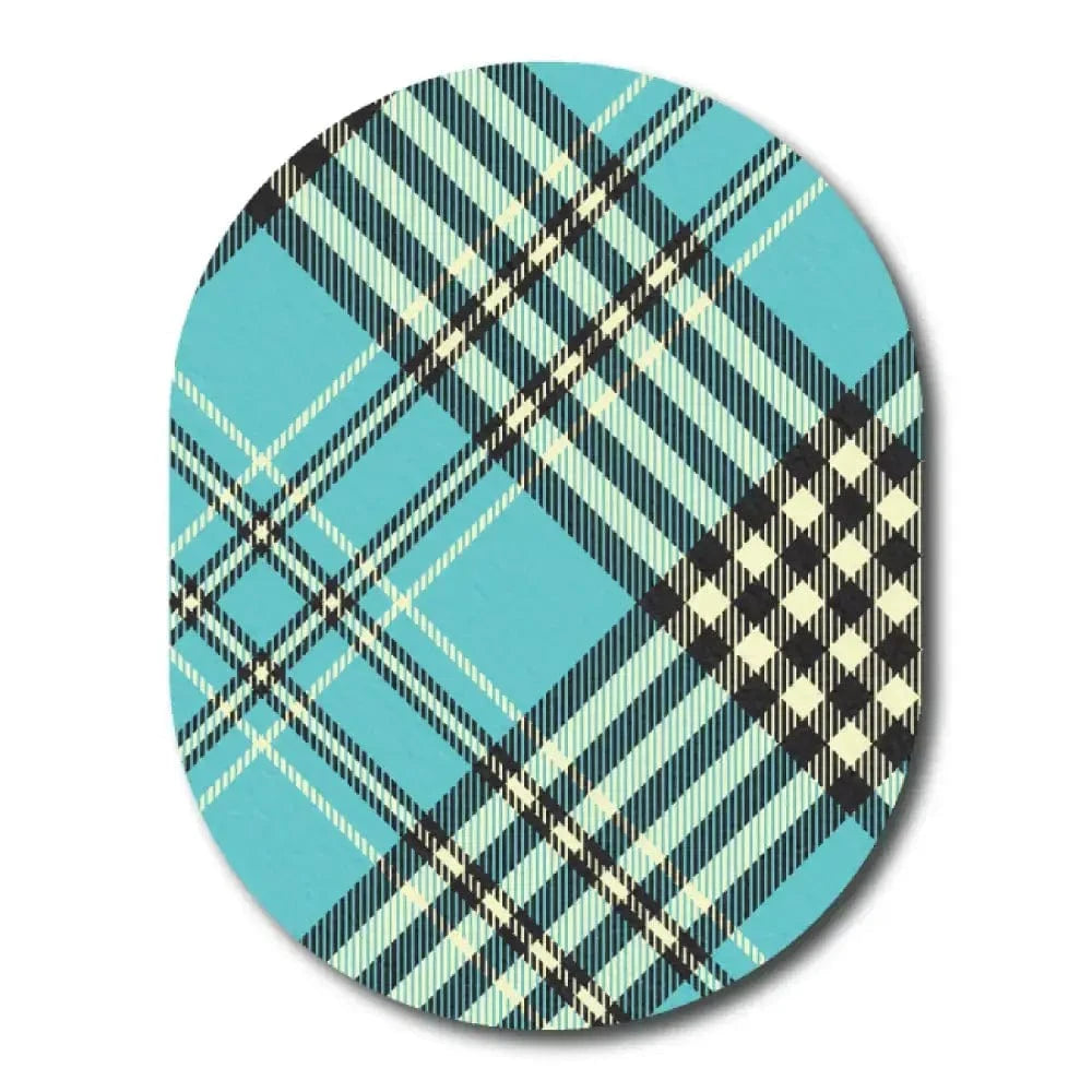 Single Patch / Guardian Blue Plaid Pattern - Guardian