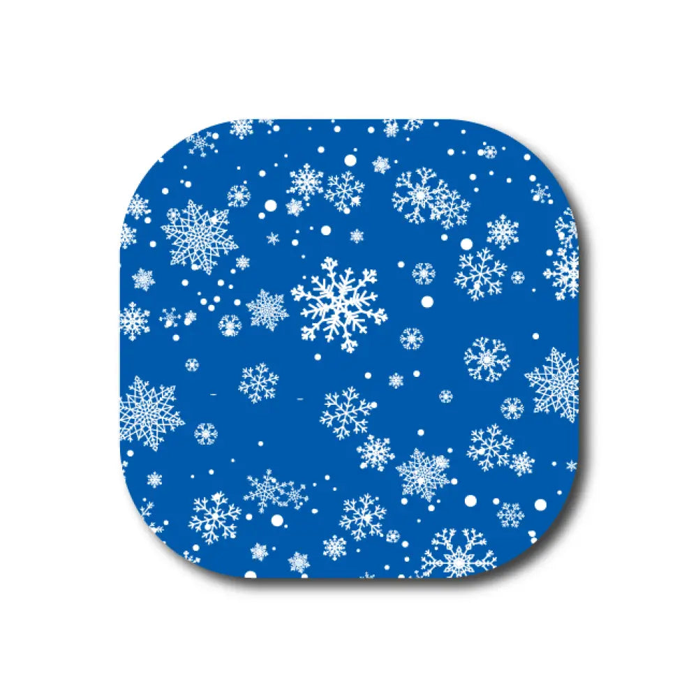 Single Patch / G7 Cover-up Blue Snowflake - Dexcom G7 and Stelo Cover-up