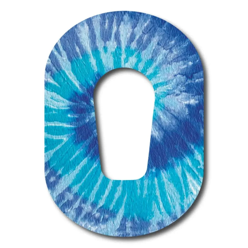 Single Patch / G6 Blue Tie-dye Pattern - Dexcom G6
