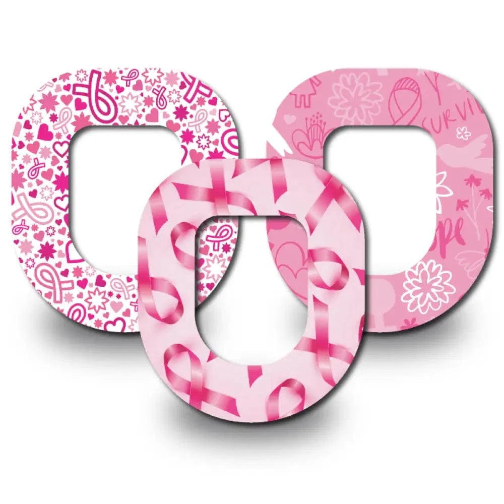3-Pack (Set of 3 Patches) / Omnipod Breast Cancer Awareness Variety Pack - Omnipod