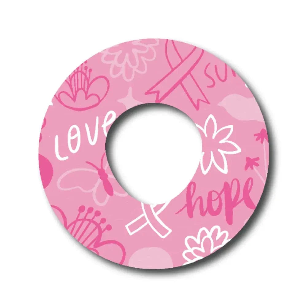 Single Patch / Infusion Set Breast Cancer Hope and Love - Infusion Set