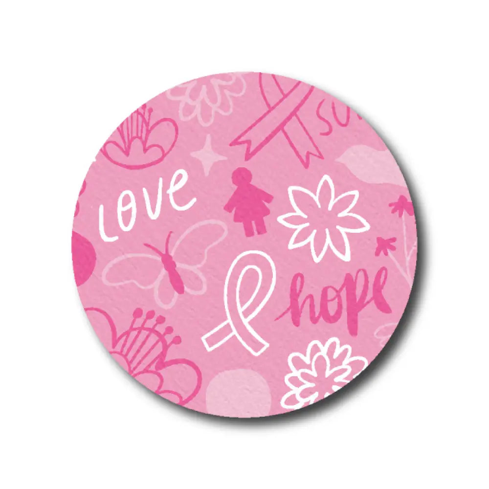 Breast Cancer Hope And Love - Libre 3 Single Patch