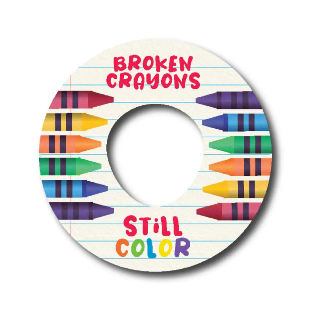 Broken Crayons - Infusion Set Single Patch