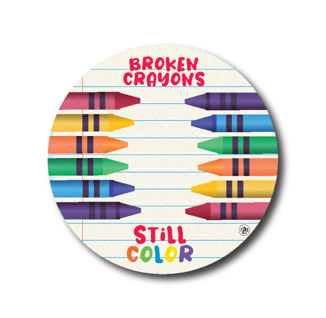 Single Patch / Medtronic Instinct Broken Crayons - Medtronic Instinct