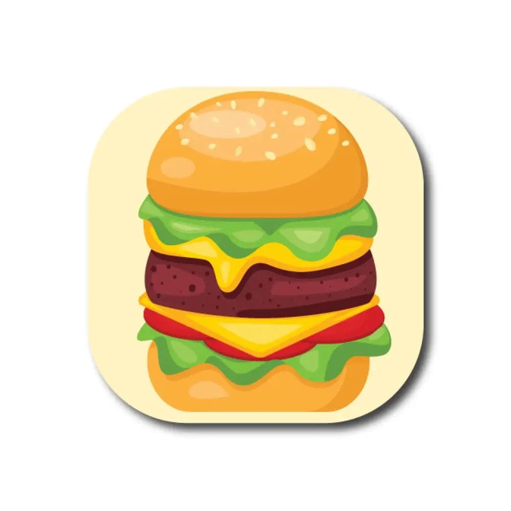 Single Patch / G7 Cover-up Burger - Dexcom G7 and Stelo Cover-up