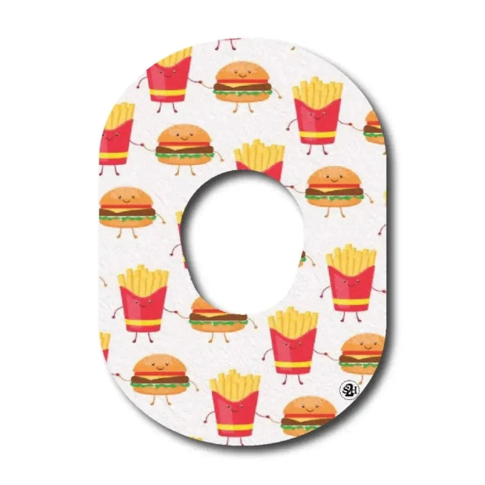Single Patch / G7 Burgers-n-fries - Dexcom G7 and Stelo